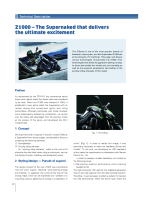 kawasaki Z1000 - technical description 2014